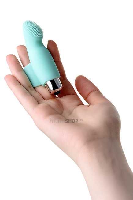 фото Вибронасадка на палец для клиторальной стимуляции Jos Bliss, мятная
