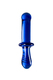 Двусторонний стимулятор Satisfyer Double Crystal 20 см, синий