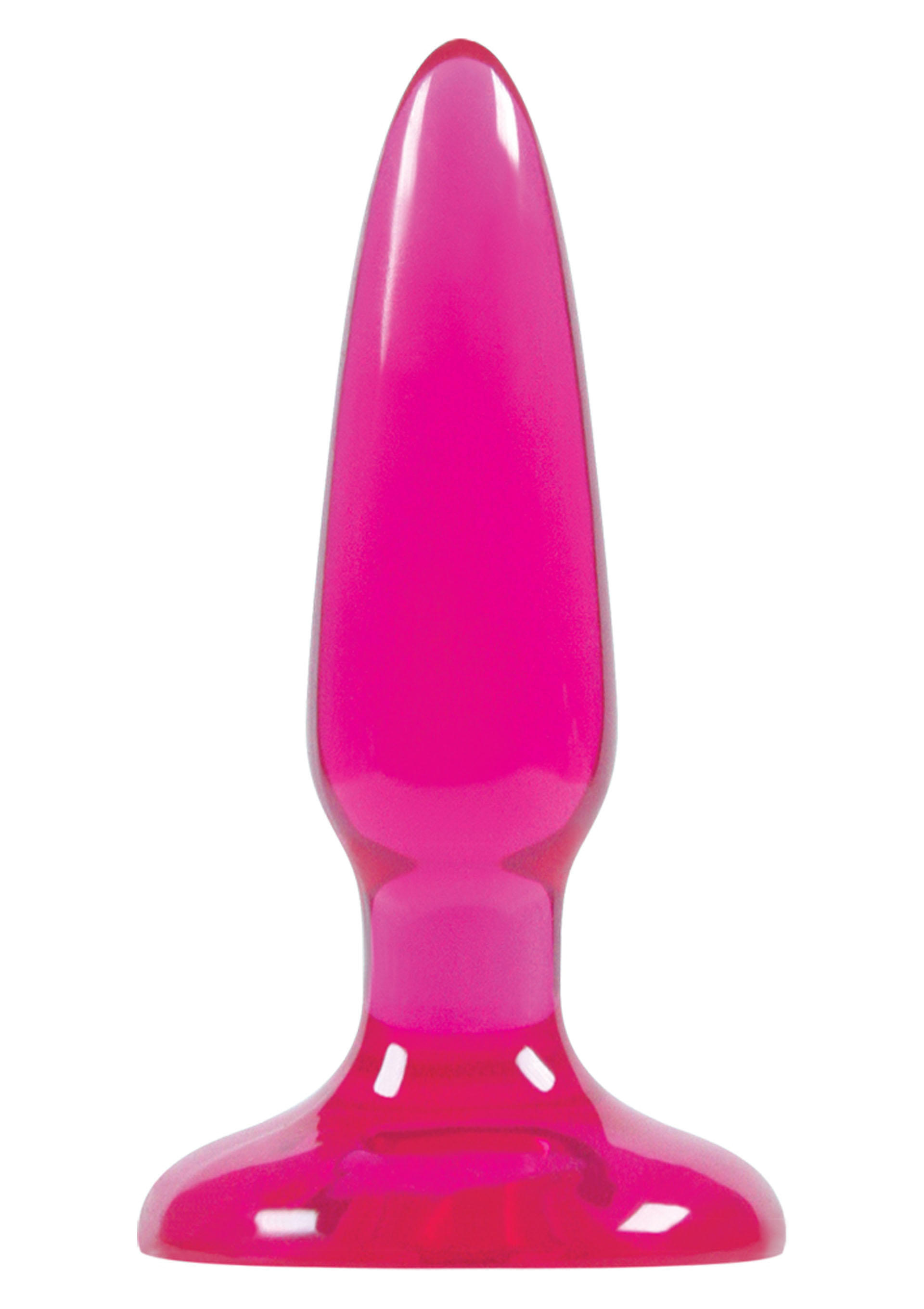 Анальная пробка маленькая NS Novelties Jelly Rancher Pleasure Plug, розовая
