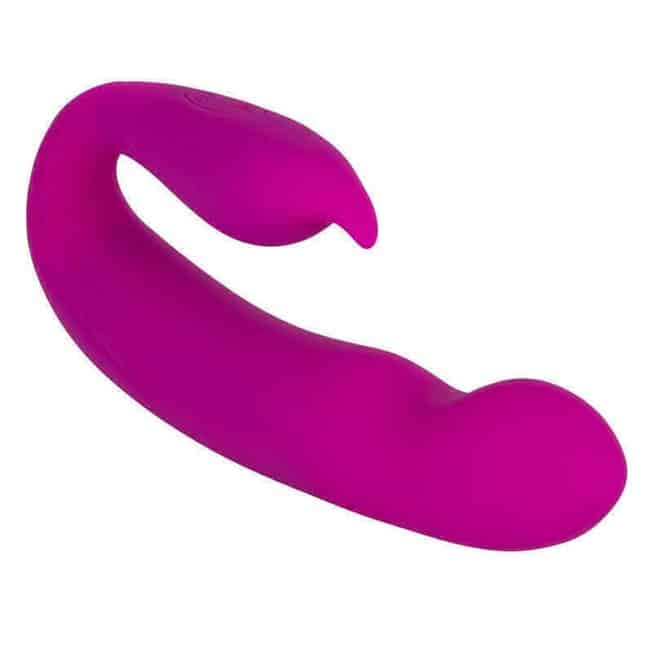 Вибратор Aphrodisia G-Spot Dual Stimulator с пульсирующим шариком, темно-розовый - фото 2