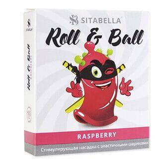 Одноразовая насадка с шариками Sitabella Roll & Ball с ароматом малины, 1 шт.