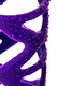 Насадка на член открытая с рельефом и точками Toyfa A-Toys, фиолетовая