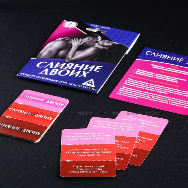 Секс-игра Сима Лэнд «Слияние двоих», 10 карточек от IntimShop