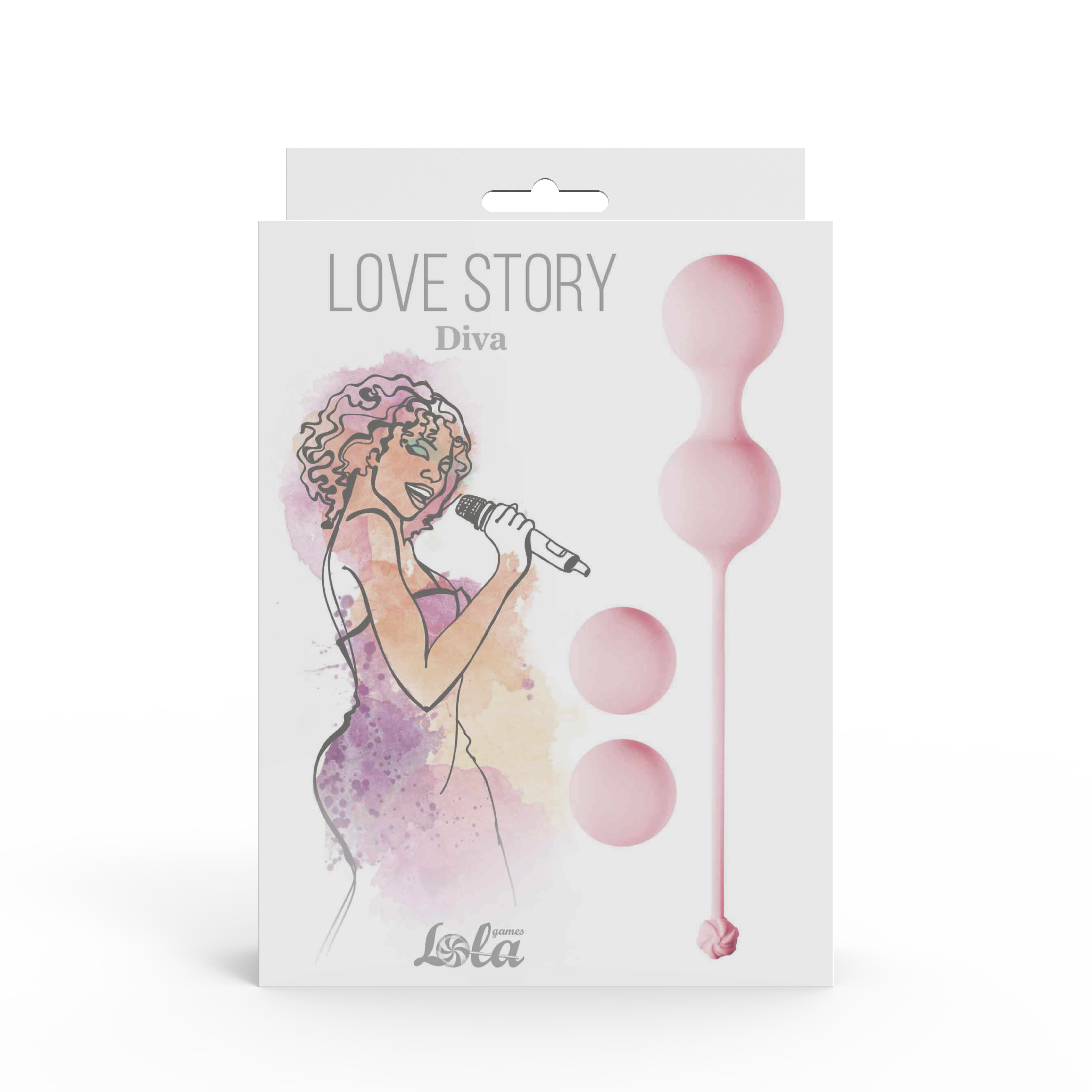 Набор вагинальных шариков Lola Games Love Story Diva, розовый
