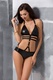 Боди Passion Lingerie Lamis body Black, Чёрный, S/M
