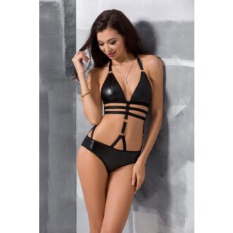 Боди Passion Lingerie Lamis body Black, Чёрный, S/M