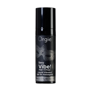 Жидкий вибратор для массажа с усиленным эффектом Orgie Sexy Vibe High Voltage, 15 мл