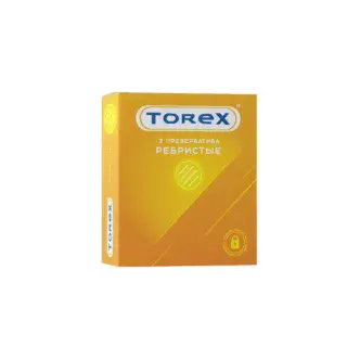 Презервативы ребристые Torex №3
