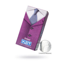 Презервативы Vizit Ribbed, ребристые, 12 шт