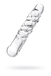 Двусторонний фаллоимитатор Sexus Glass 16 см, бесцветный