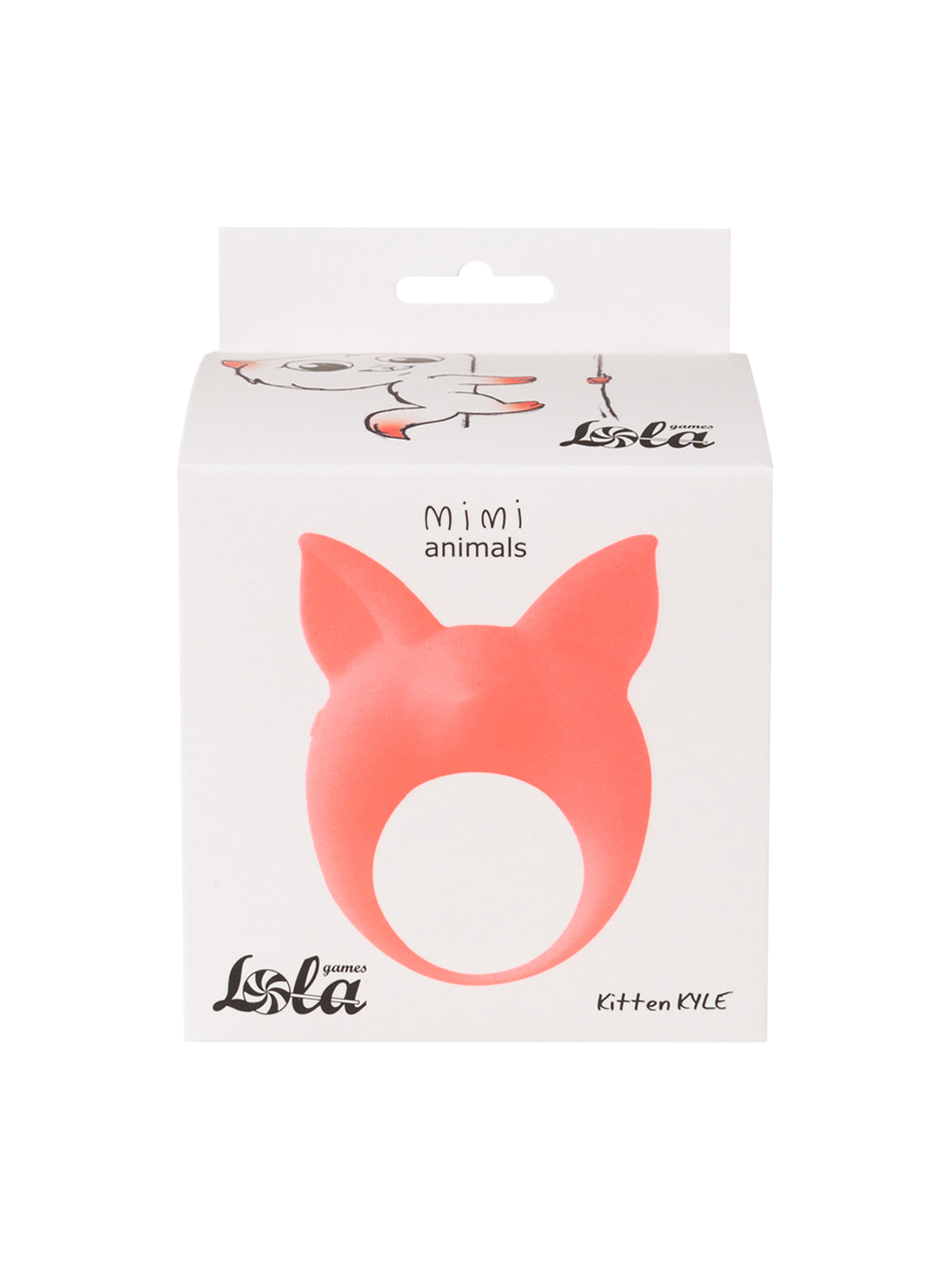 Виброкольцо Lola Toys Mimi Animals Kitten Kyle, оранжевое