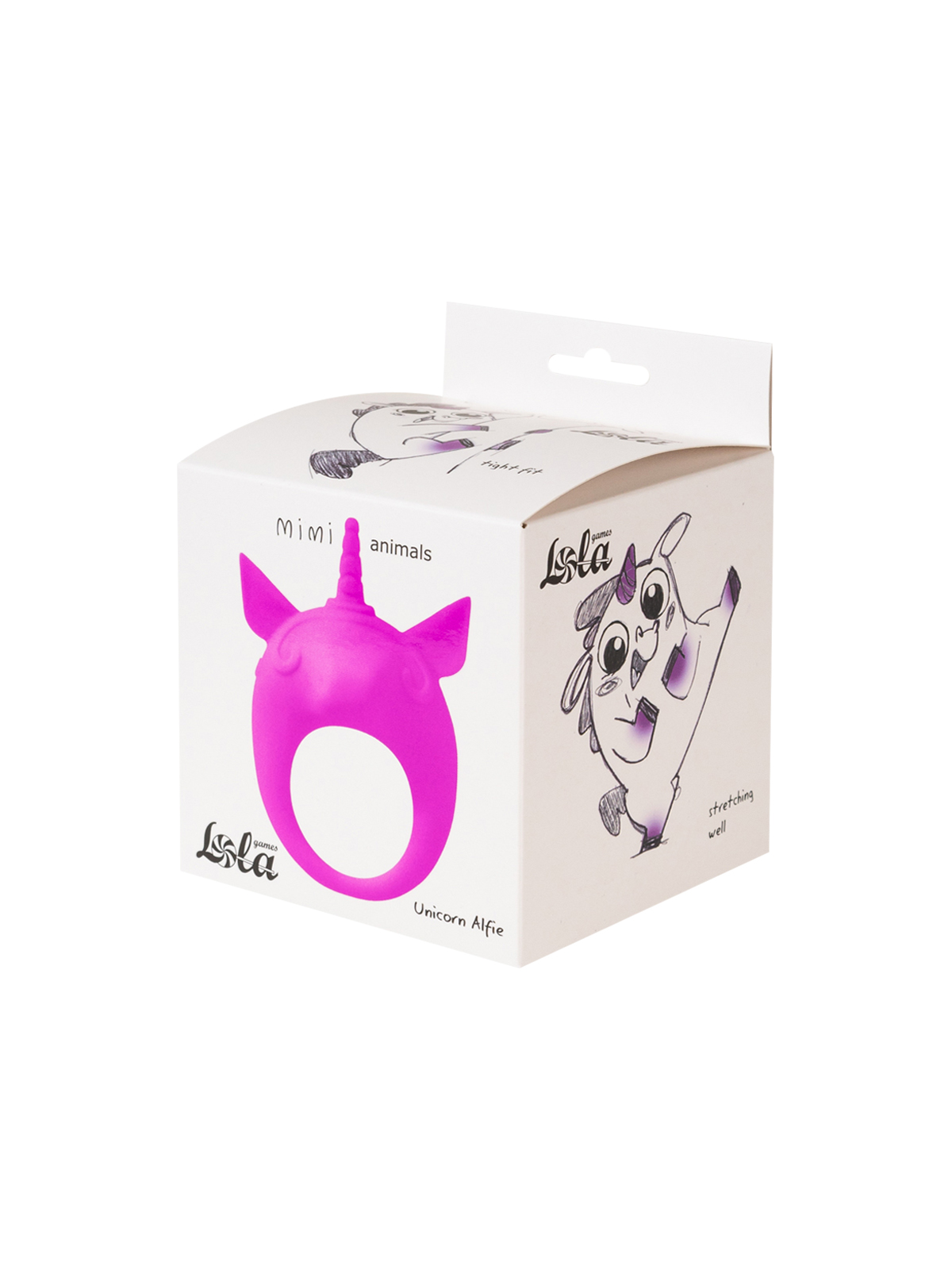 Виброкольцо Lola Games Mimi Animals Unicorn Alfie, фиолетовое