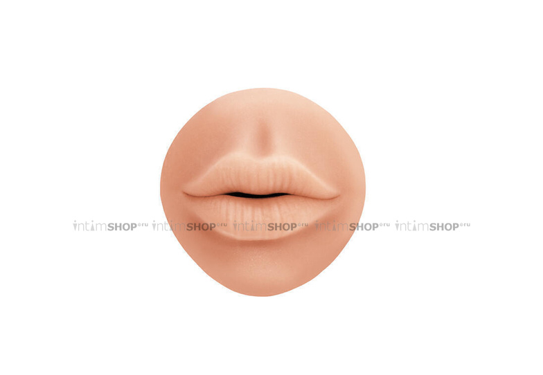Мастурбатор-ротик Lola Games Satisfaction Sweet Lips, телесный от IntimShop