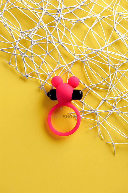 Виброкольцо на пенис Toyfa A-Toys, 7 см, розовый - фото 8