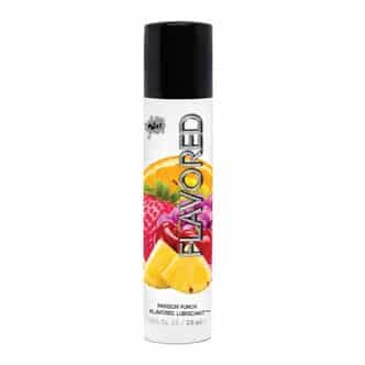 Оральный лубрикант Wet Flavored Фруктовый микс, на водной основе, 30 мл