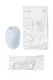 Вакуумный стимулятор клитора с вибрацией Satisfyer Cutie Ghost, голубой