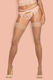 Чулки Obsessive S 800 stockings Nude, Телесный, L/XL