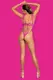Боди Obsessive B 121 teddy Pink, Розовый, S/M/L