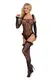 Костюм-сетка SoftLine Collection Burlesque, черный, S/L
