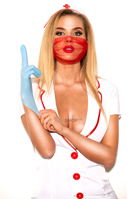 Ролевые костюмы Devil & Angel 7028 Костюм медсестры, Белый, M от IntimShop