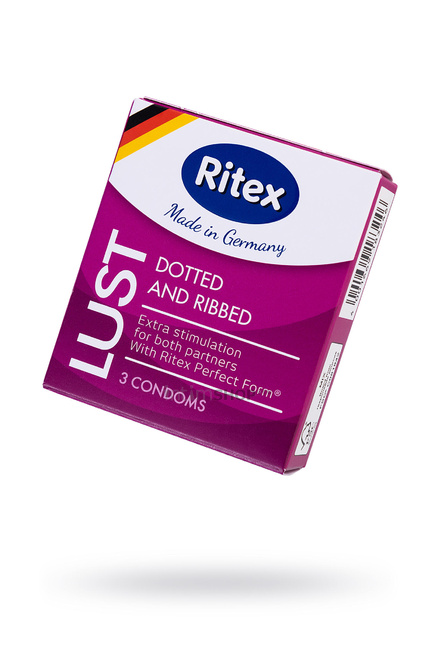 

Презервативы Ritex Lust точки и кольца латекс, 3 шт