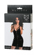 Платье Glossy Naomi из материала Wetlook, черное, L
