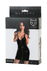 Платье Glossy Naomi из материала Wetlook, черное, XL