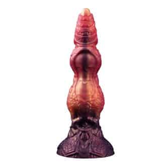 Фаллоимитатор Baile Power Monsters Savage Beastlord, красно-фиолетовый