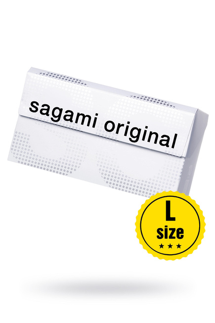 

Полиуретановые презервативы Sagami Original 0.02, L, 10шт