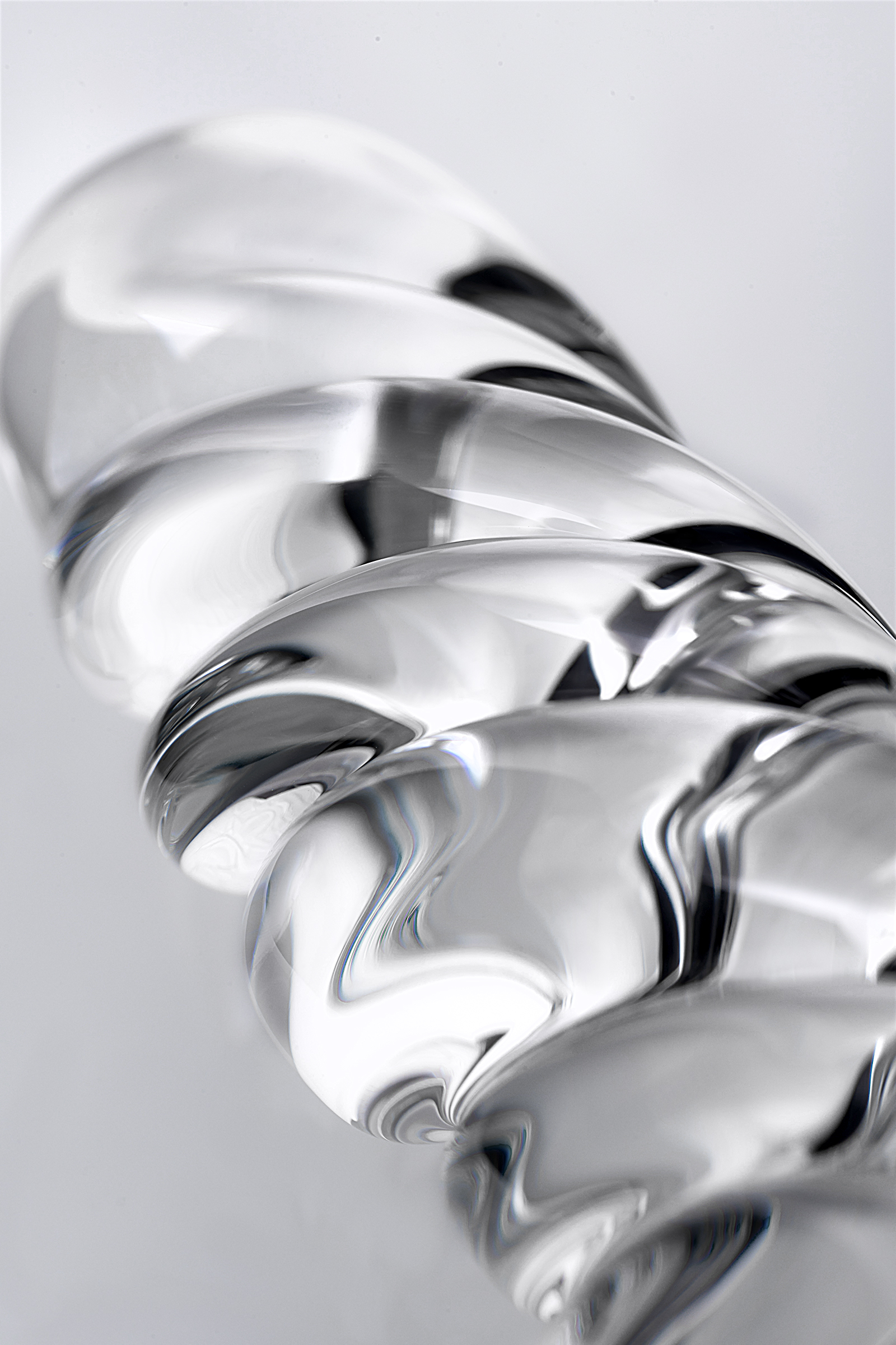 Двусторонний стимулятор Sexus Glass 16 см, бесцветный