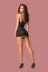 Сорочка Obsessive Shibu chemise, Чёрный, L/XL