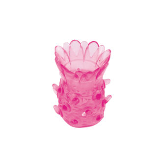 Насадка на член рельефная Toyfa Basic, розовая