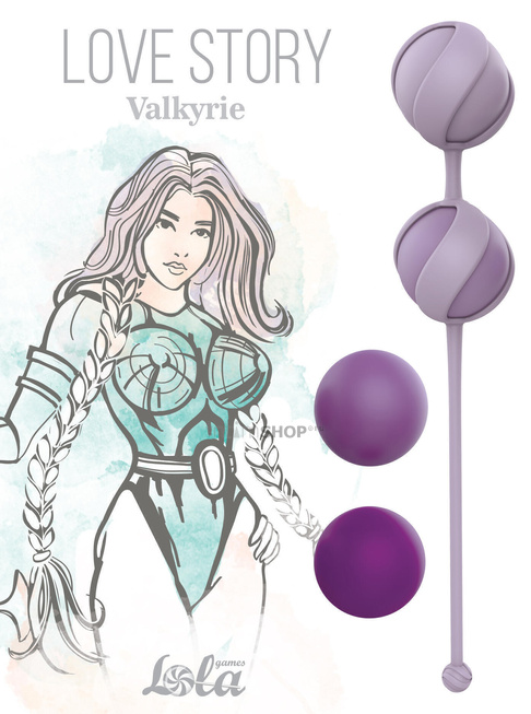 фото Набор сменных вагинальных шариков Lola Games Love Story Valkyrie, фиолетовый