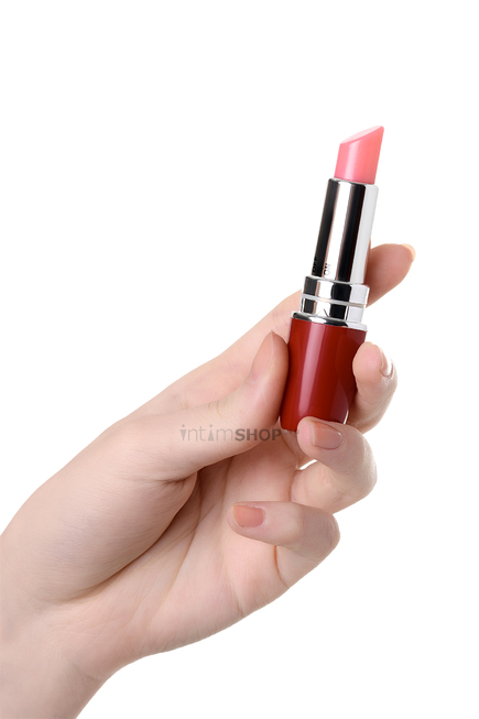 Вибропуля в виде помады Toyfa A-Toys Lipstick, красная - фото 4