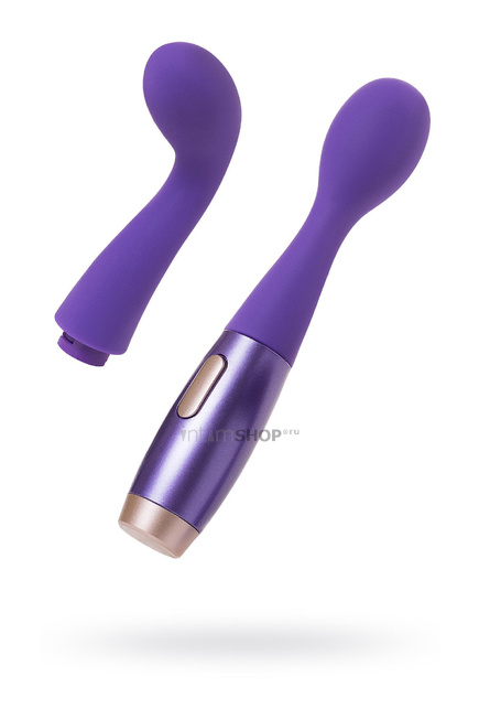 Вибратор Le Stelle Perks Series EX-1 с насадками для клитора и точки G, фиолетовый - фото 1