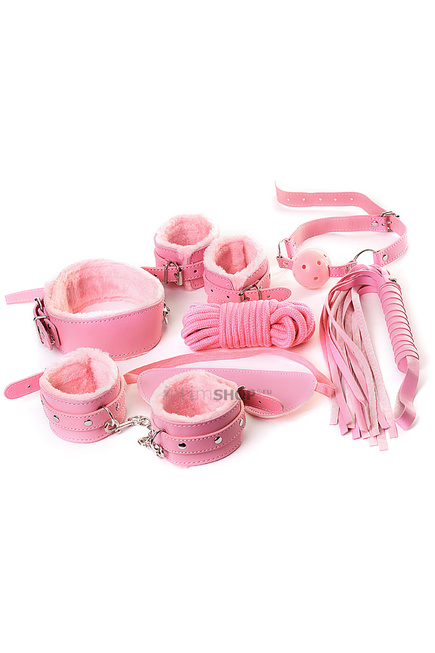 Набор BDSM Eromantica Nice 8 предметов розовый