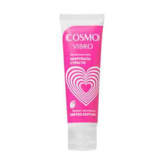 Возбуждающий лубрикант Bioritm Cosmo Vibro Aroma Земляника на гибридной основе, 50 г