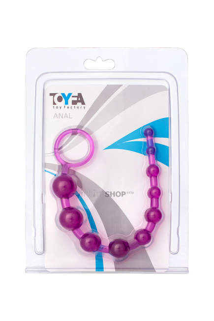 Анальная цепочка Toyfa, фиолетовый от IntimShop