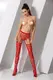 Чулки Passion Erotic Line S 003 Red, Красный, One size