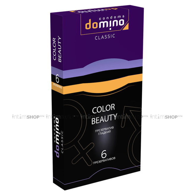 Презервативы цветные Domino Classic Colour Beauty, 6 шт от IntimShop