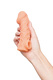 Насадка на член Kokos Cock Sleeve 006 M с подхватом мошонки, телесная