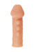 Насадка Kokos Cock Sleeve L с подхватом мошонки и с крупными пупырышками, телесная