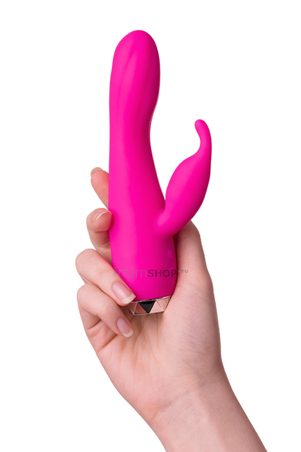фото Вибратор с клиторальным стимулятором L"Eroina by Toyfa, розовый
