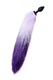 Анальная пробка Popo Pleasure by Toyfa S с фиолетовым хвостом, черная