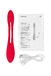 Гибкий вибратор с фиксацией формы Satisfyer Elastic Joy, красный