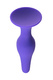 Анальная пробка Toyfa A-Toys 11,3 см, фиолетовый