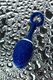 Анальная вибропробка-елочка Toyfa O'Play Wave с пультом ДУ, синий