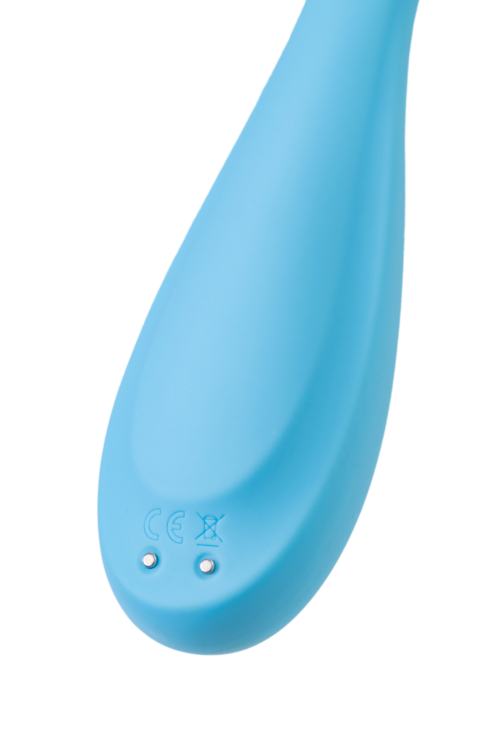 Вагинально-клиторальный вибратор с фиксацией формы Satisfyer G-Spot Flex 4+, голубой