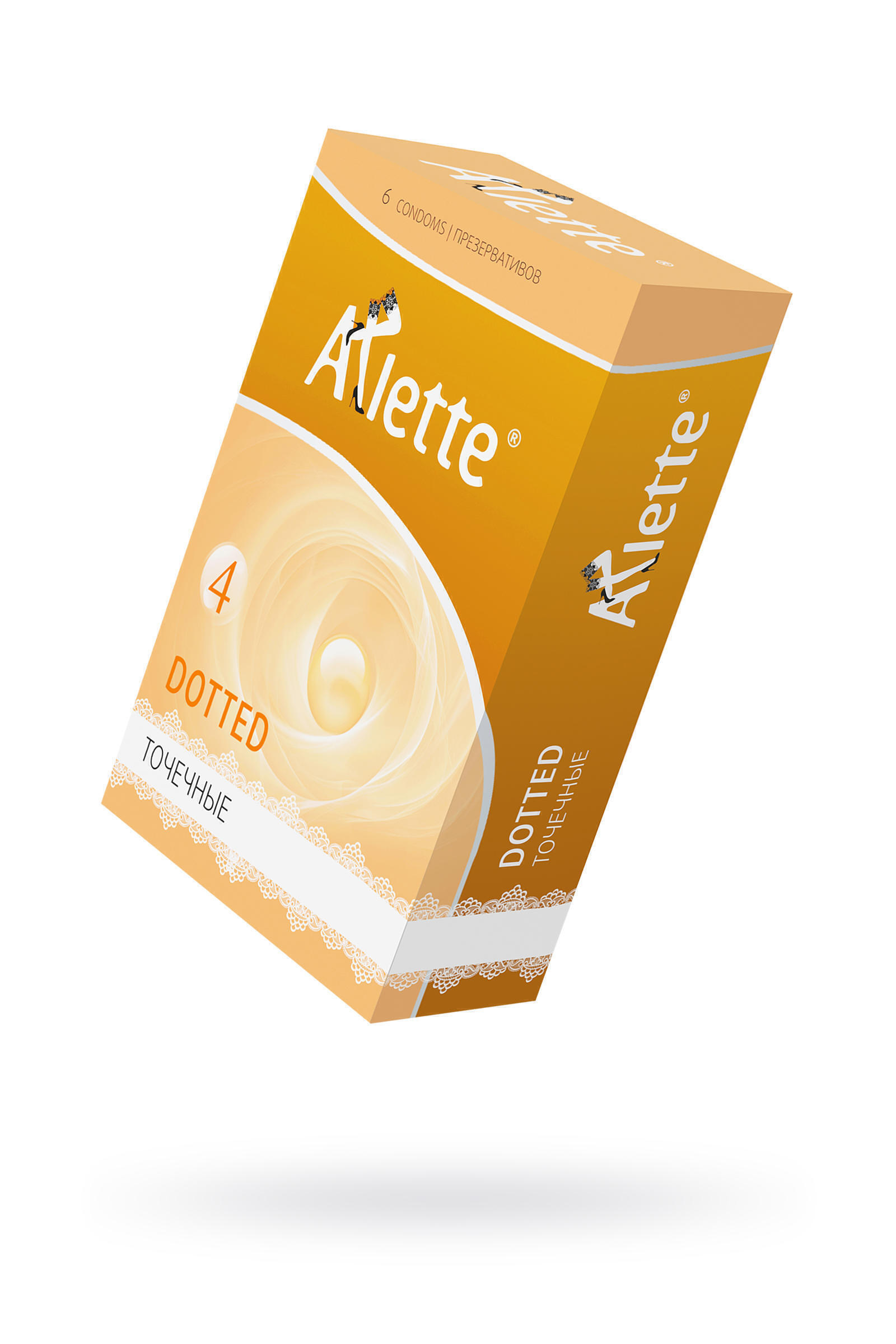 Презервативы Arlette Dotted Точечные, 6 шт