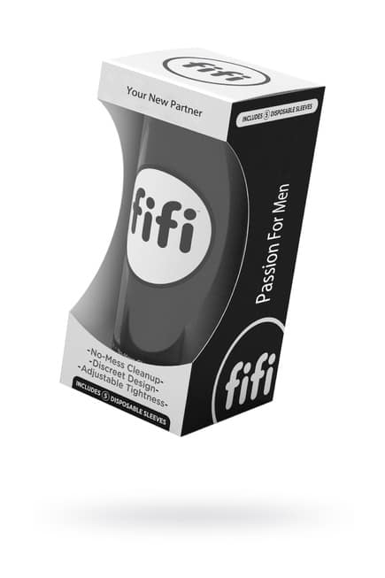 Текстильный мастурбатор Fifi Male, чёрный
